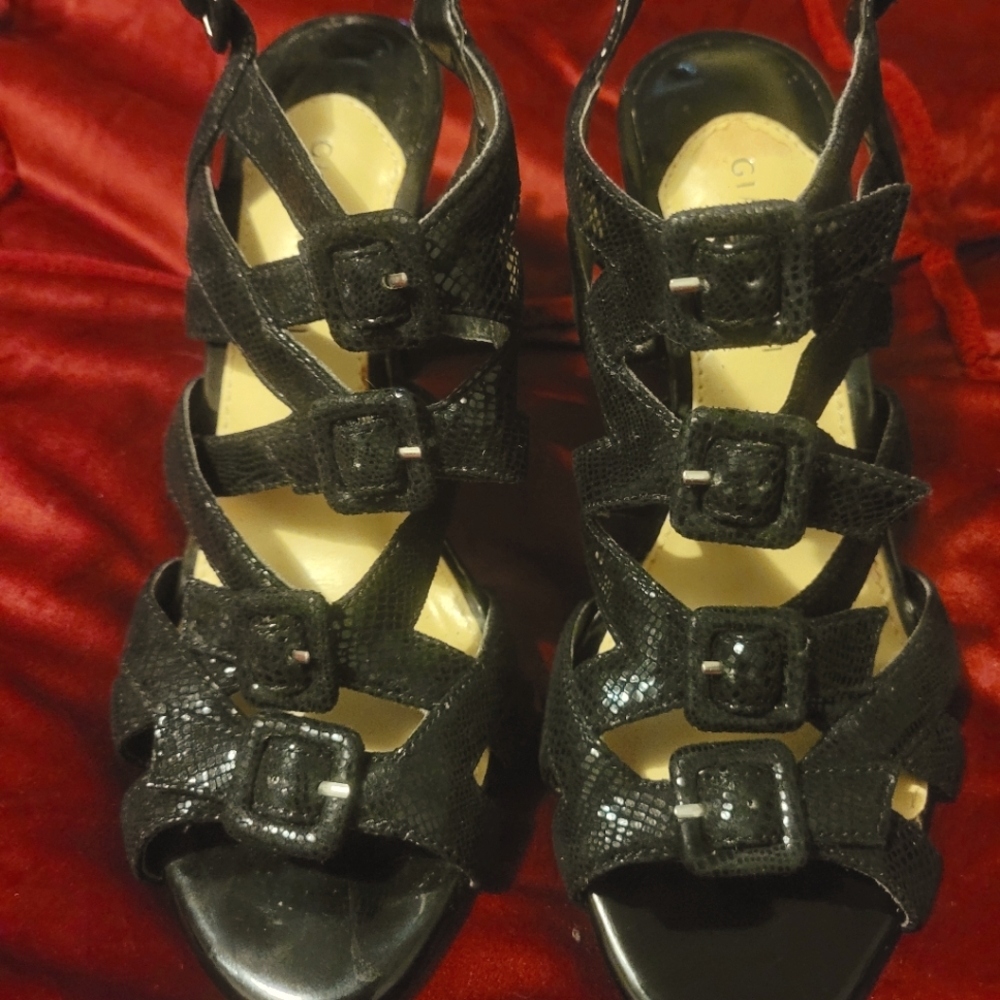 Strappy heels